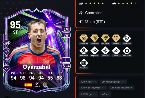 FC 26 The Greatest Show Objective Guide: Claim Free Summer Stars Oyarzabal, 75 FUTTIES Tokens & 1000 XP