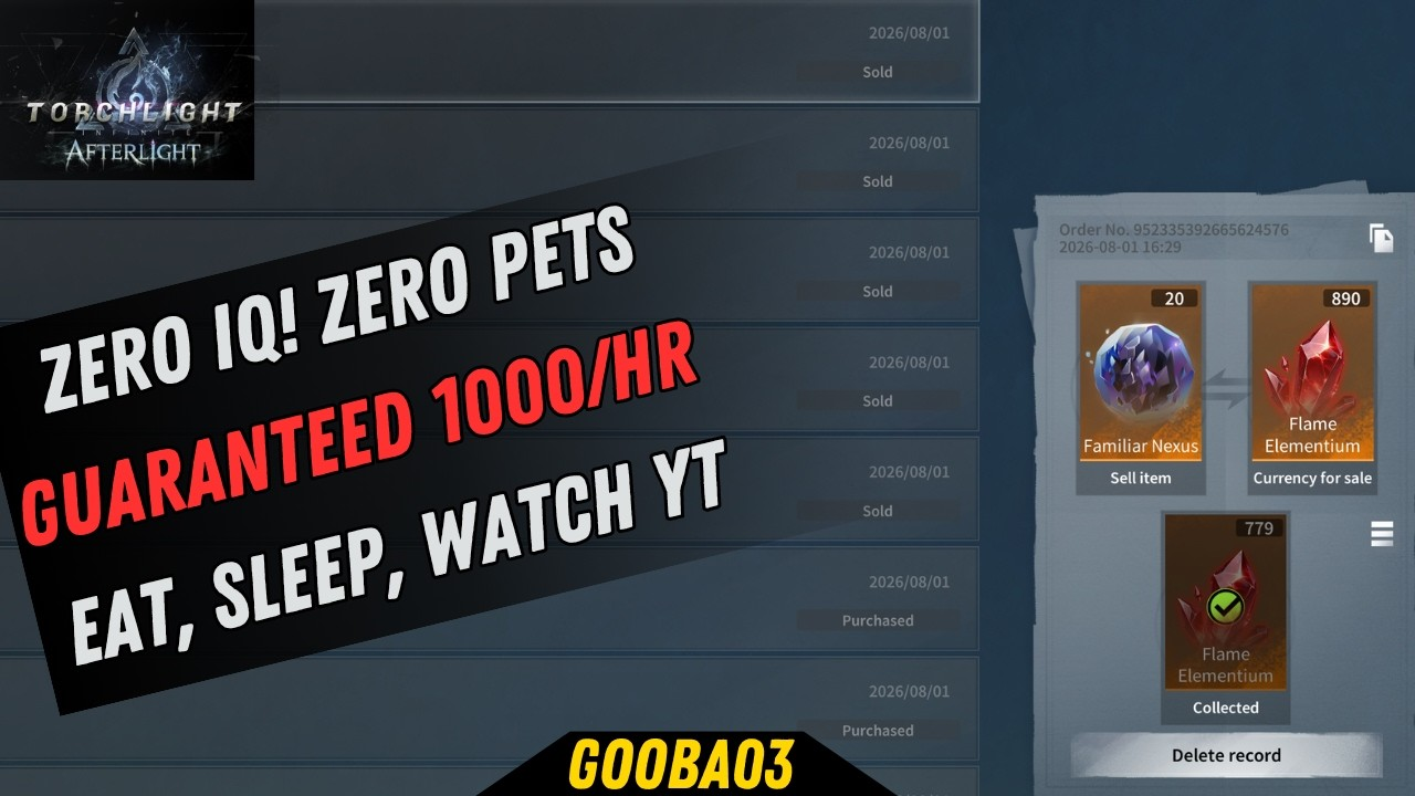 Torchlight Infinite SS13: This No-Pet Farming Strategy Guarantees 1000 FE Per Hour