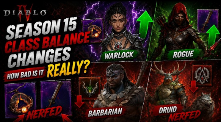 Diablo 4 Season 15 Class Balance Changes: Biggest Winners, Losers, and Meta Predictions