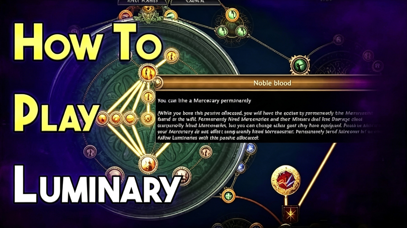 Path of Exile 3.29 Luminary Mercenary Build Guide – Ultimate Endgame Support Build,POE currency