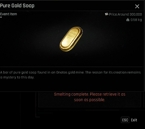 Arena Breakout Infinite Pure Gold Soap guide,Arena Breakout Infinite Pure Gold Soap recipe,Arena Breakout Infinite Smelter recipe,How to get Pure Gold Soap Arena Breakout Infinite,Pure Gold Soap materials and value,buy Arena Breakout: Infinite Koens,Arena Breakout: Infinite Koens