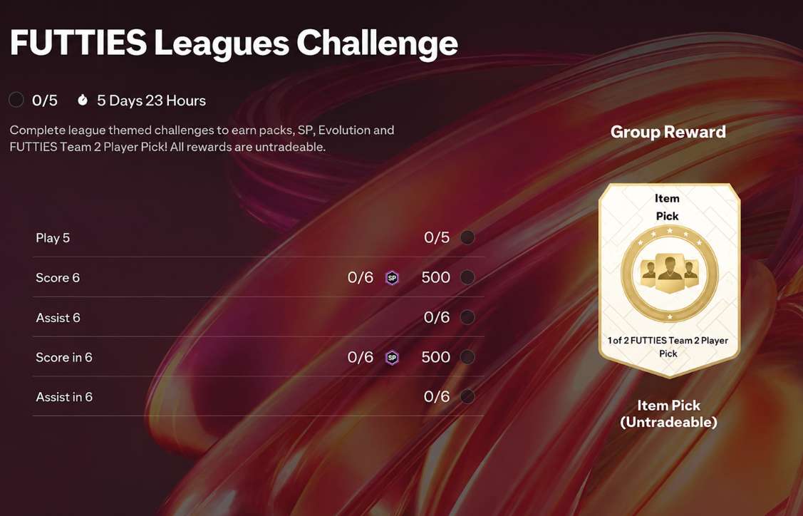 FC 26,FUTTIES,League Challenge,Complete,Objective,buy FC 26 Coins