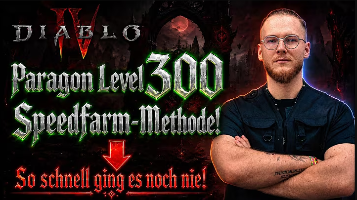 Diablo 4: Paragon 300 Has Never Been This Fast! XP SPEED FARM!