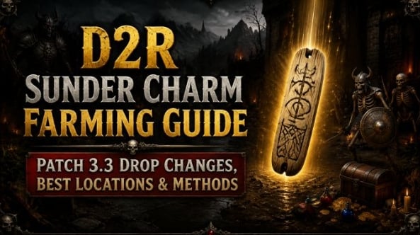 Diablo 2 resurrected season 15 3.3 Sunder Charm Guide: How to Farm Heralds Faster and Get Better Drops