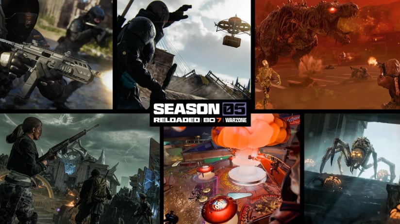 Black Ops 7 Season 05 Reloaded Explodes with Rex Infernus, Turbo Tilt, Warzone Mayhem, and More