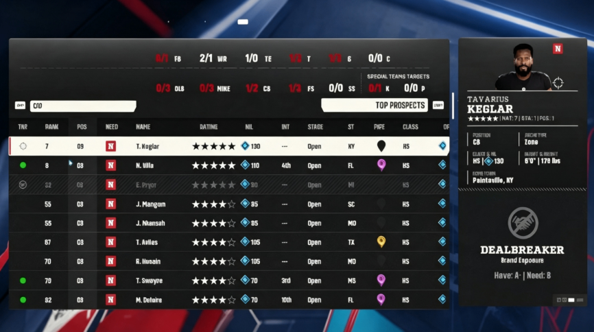 College Football 27 hidden 5 star recruits, CF27 secret recruiting mechanic, College Football 27 dynasty cheap elite players, CF27 NIL saving recruit guide, buy CUT 27 Coins, College Football 27 Coins, CFB 27 Coins