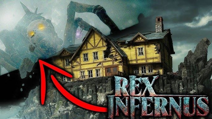 COD Black Ops 7 Zombies Rex Infernus gameplay teaser showing the mysterious eye statue