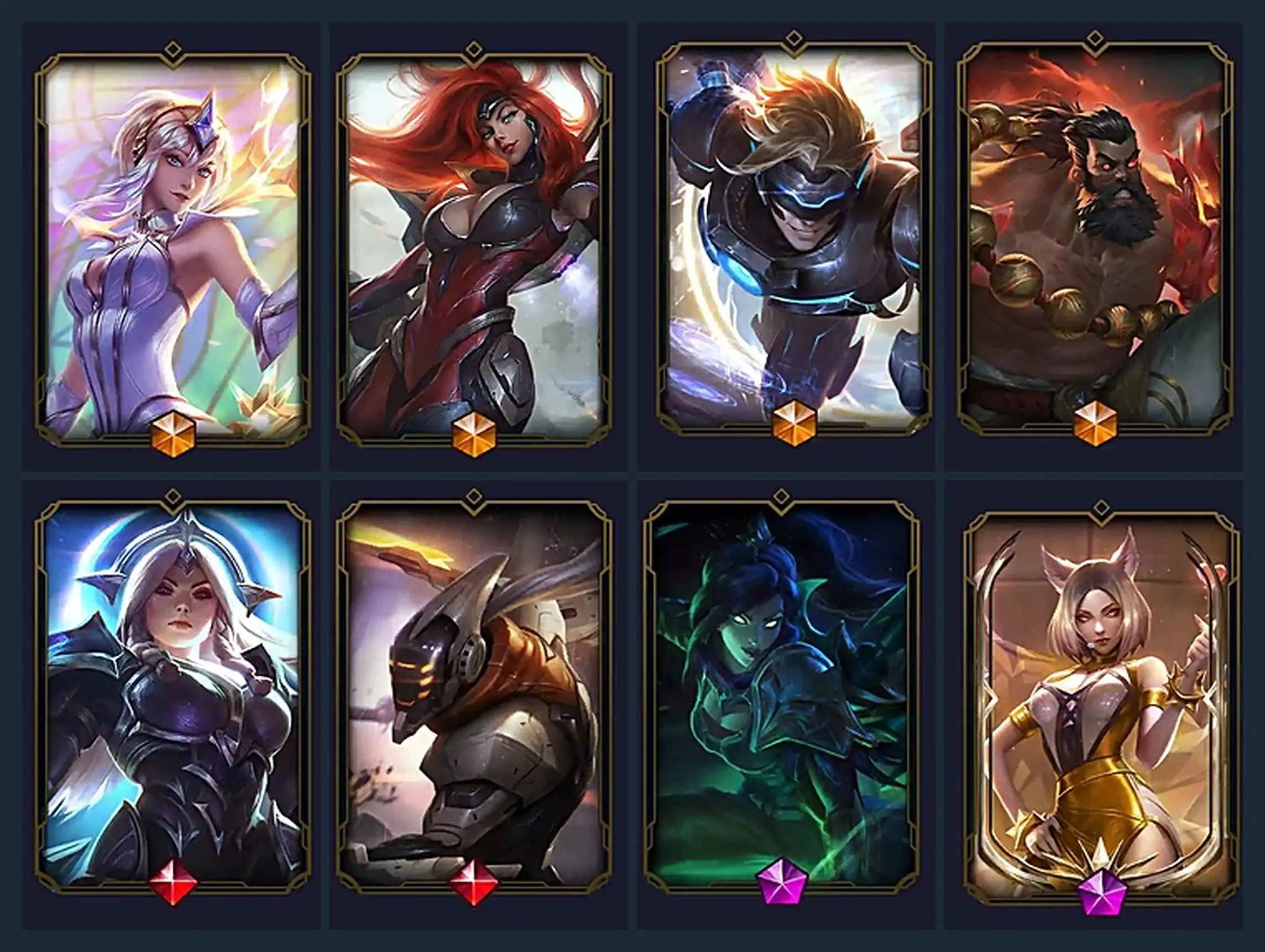 PREMIUM COLLECTION &mdash; 984 Skins丨12 Prestige丨 Galaxy Slayer Zed丨Heavenscale Lee Sin丨Truth Dragon Yasuo