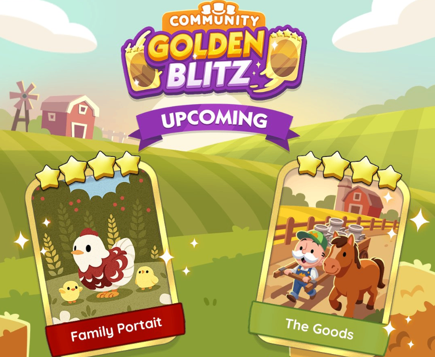 Monopoly GO,Golden Blitz,Beam Up Bonanza,Infinite Harvest,Monopoly Go Stickers