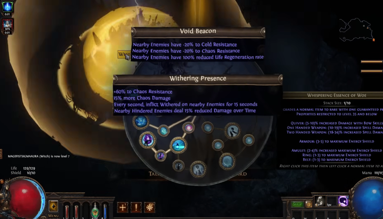 Path of Exile 3.29 Death Aura Occultist Build Guide: How to Build a Powerful Death’s Oath Explosive Character,buy POE currency