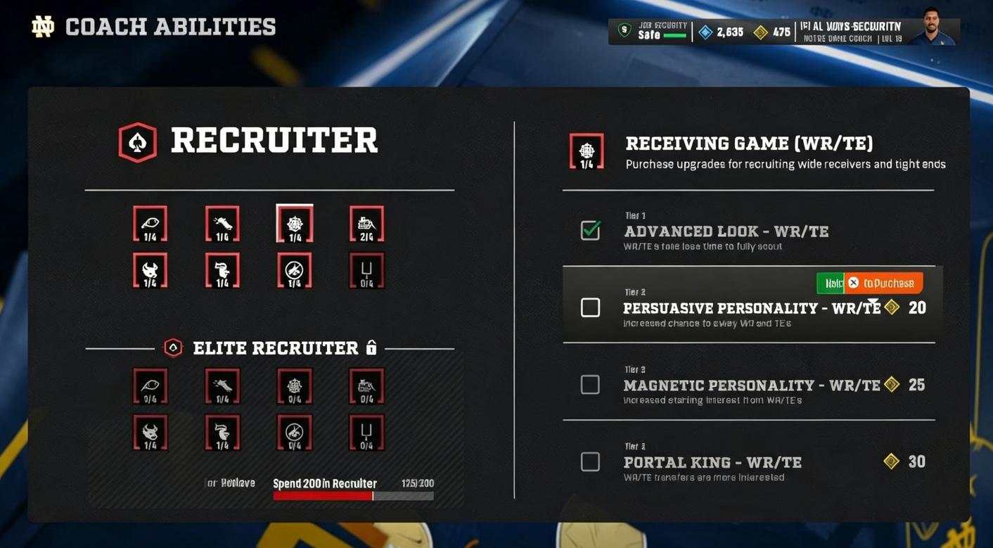 College Football 27: Best Coaching Build to Unlock Free OP Abilities with Marcus Freeman,buy College Football 27 Coins
