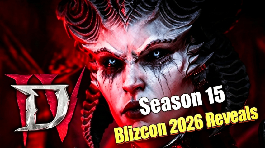 Diablo 4 Season 15, BlizzCon 2026 Diablo 4 updates, D4 Season 15 new features, Diablo 4 pre-season tips, D4 end of season carryover rules,  Diablo 4 Items, buy Diablo 4 Items, Diablo 4 gold,  D4 Gold