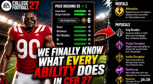 College Football 27 Dynasty: Best Abilities to Upgrade & Skills You Should Avoid