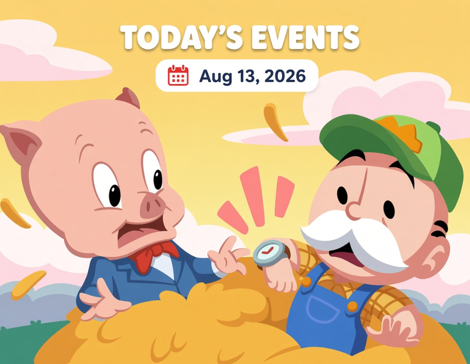 Monopoly GO Events August 13 2026,Monopoly GO Wheel Boost Builder's Bash Lucky Chance High Roller,Monopoly GO Tycoon Class Tournament guide,Monopoly GO Peg‑E Prize Drop Sprout Science milestones,Monopoly GO dice saving tips,Monopoly Go Stickers album progress,buy Monopoly Go Stickers,Monopoly Go Stickers