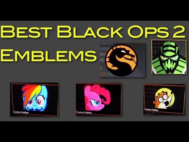Popular community-created COD Black Ops 2 emblem designs