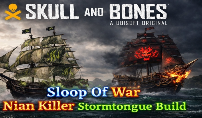 Skull and Bones Stormtongue Schooner Build: 97,000-Damage Electric Flooding Broadside Setup