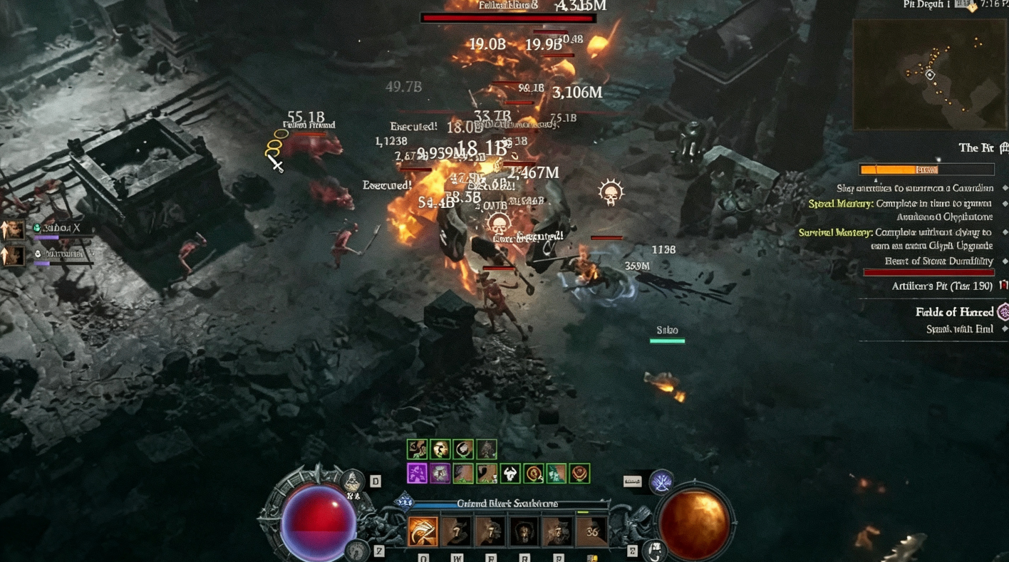 Diablo 4 Season 15 Fire Barbarian, Fire Rend DoT build, Season 15 Barbarian meta, Hellfire Splinter build, Ring of Ravenous Season 15, Diablo 4 Items, buy Diablo 4 Items, Diablo 4 gold, D4 Gold