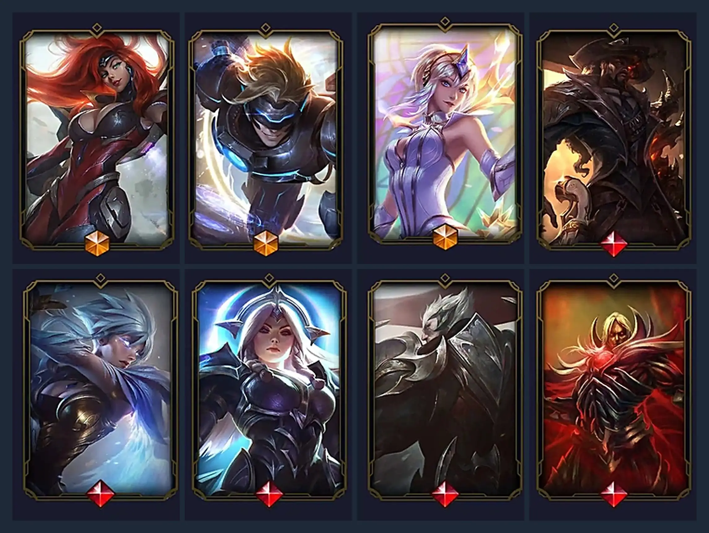 4 Ultimate Skins | 188 Total Skins | God-King Darius | God Fist Lee Sin | Dark Cosmic Jhin