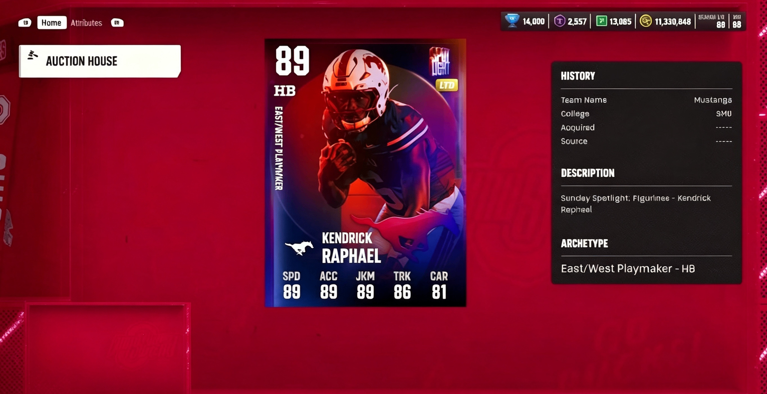College Football 27 Ultimate Team Sunday Spotlight Guide: Best LTD Cards, Packs, Coins & Training Tips,buy College Football 27 Coins