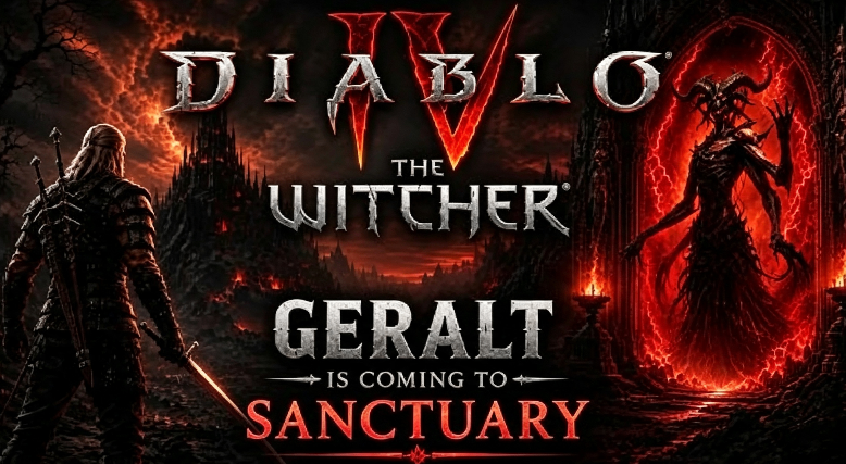 Diablo 4 Guide: Geralt Is Coming – The Witcher Crossover, Skin, and BlizzCon Details,cheap Diablo 4 Gold