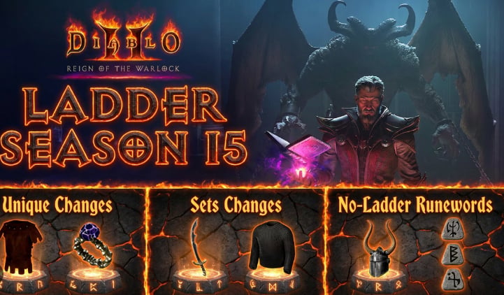 Diablo 2 Resurrected Ladder Season 15: Runewords, D2R Items, and Patch 3.3 Changes You Need to Know