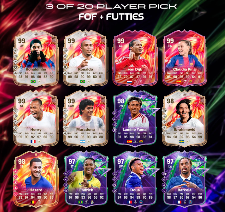 EA FC 26 Ultimate Team Grind Update: New FUTTIES and FOF Player Picks, Neymar SBC, Leão and Lautaro Rewards