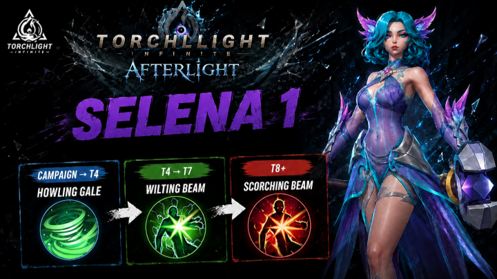 Torchlight: Infinite Guide – Best Selena Builds, Howling Gale, Wilting Beam & Scorching Beam Progression