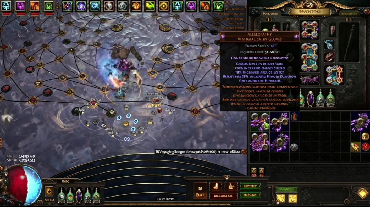 Path of Exile Crafting Guide: How to Create 5-Implicit Gloves with the High Templar Method