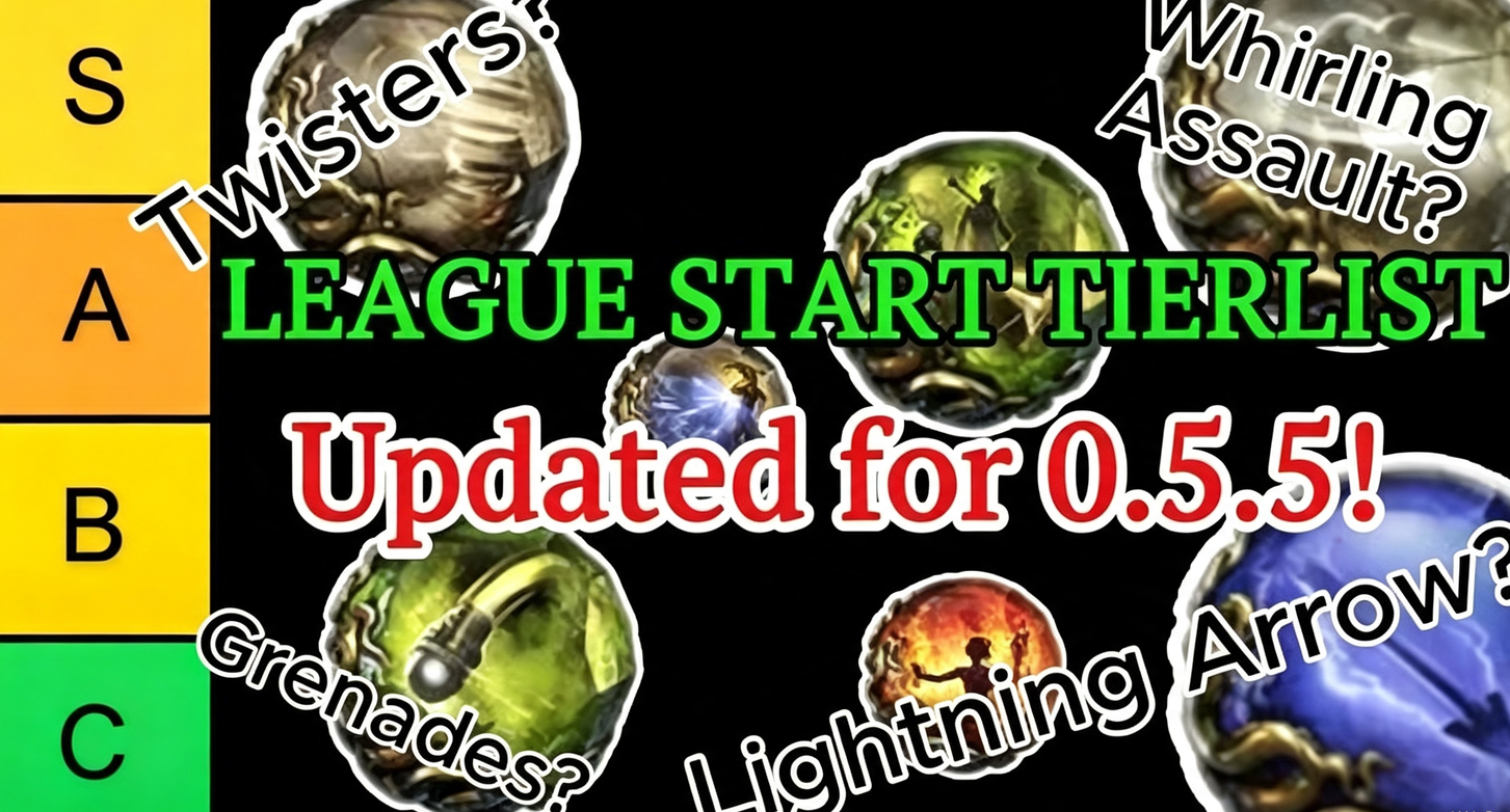 Path of Exile 2 League Starter Tier List: 18 Best Builds Ranked SS to C