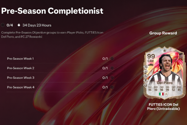How to Complete EA FC 26 Pre-Season Objectives for 60k Free FC 27 Coins