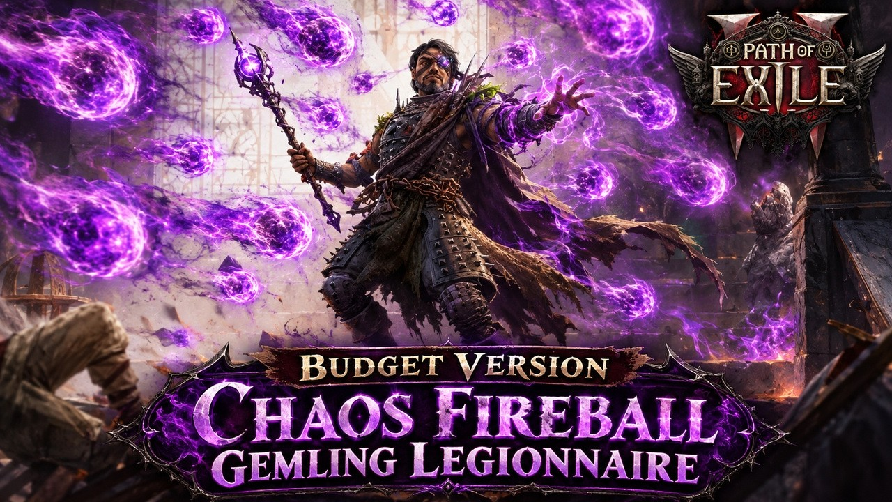 PoE2 0.5 Budget Gemling Fireball/Flameblast Build Guide:  Low-Cost Crafting, Gem Setup, Gameplay Rotation & Step-by-Step Upgrade Roadmap