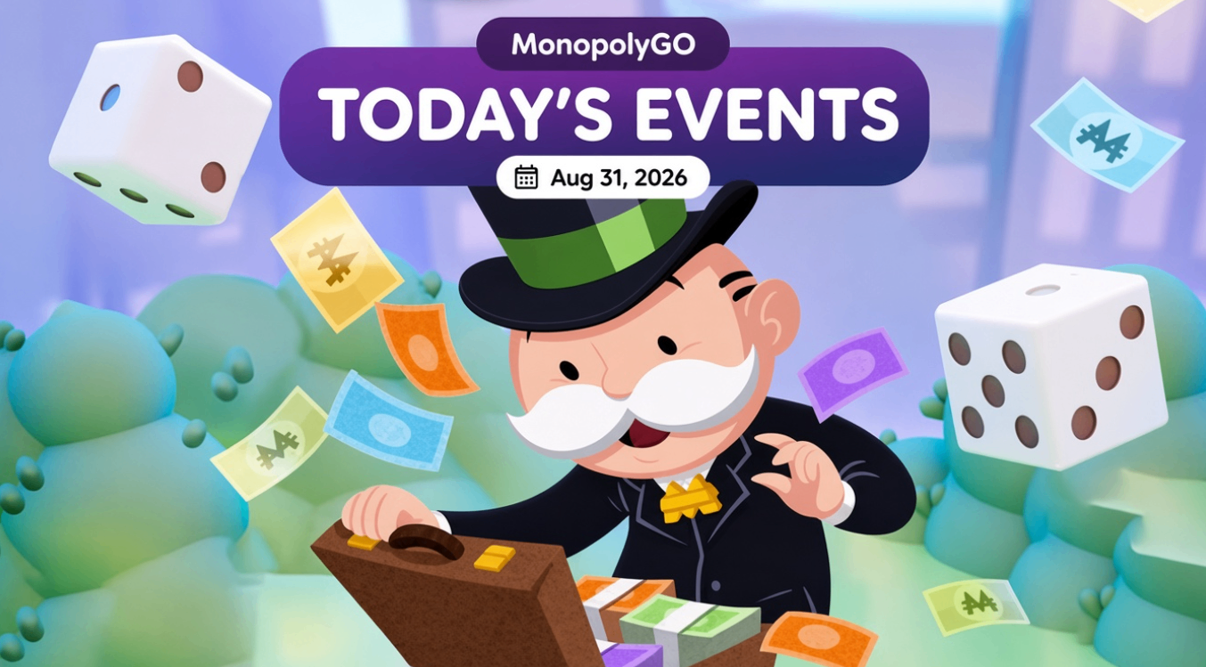 Monopoly GO daily events August 31 2026 times rewards free dice,Monopoly GO Builder's Bash High‑Roller August 31 event guide,Monopoly GO Peg‑E Prize Drop Dawn Delights milestone tips,Monopoly GO Cash Boost Roll Match event rewards explained,buy Monopoly Go Stickers,Monopoly Go Stickers