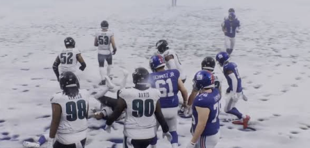 Madden NFL 27 combines evolving in-game weather with Coach DNA 2.0 to create more adaptive AI and changing gameplay conditions.