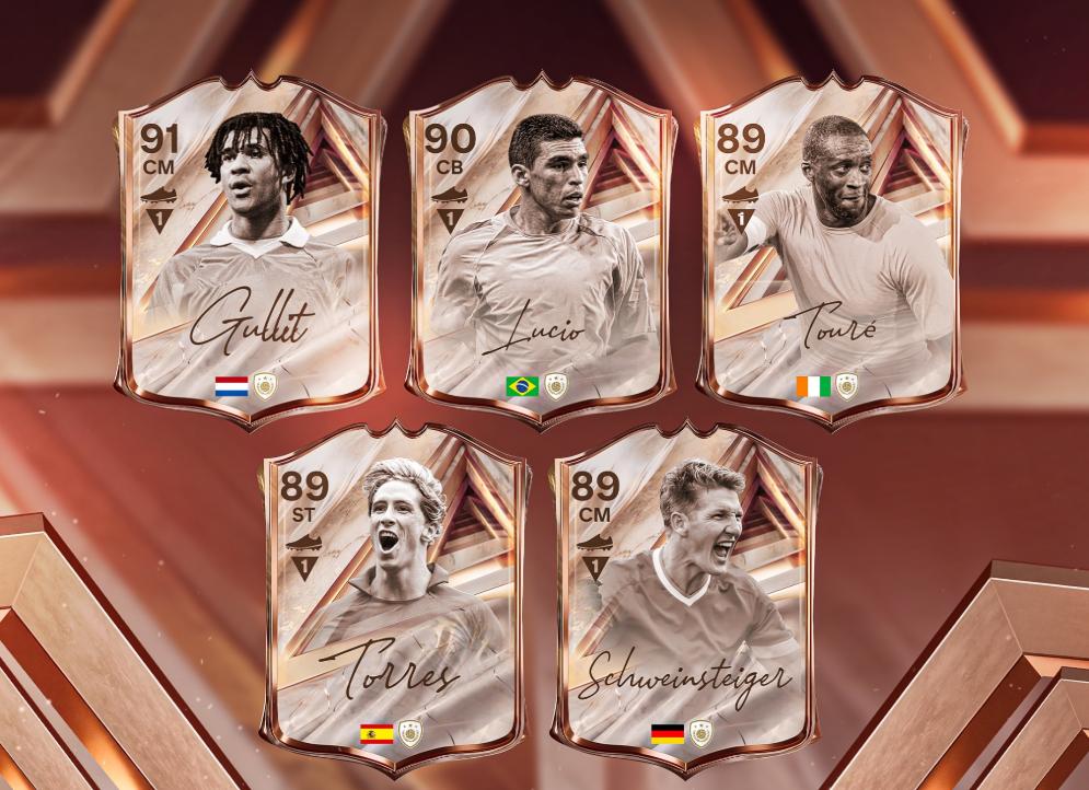 FC 27 Pre-Order Icon Ratings Revealed: Gullit, Lúcio, Touré, Torres & Schweinsteiger Explained