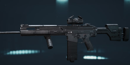 Delta Force SCAR being used in close-quarters combat around high-value loot areas during a Season 11 raid.