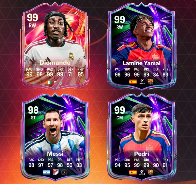 EA FC 26 Upcoming SBCs and Objectives: 99 Diomande, Lamine Yamal, Messi and Pedri
