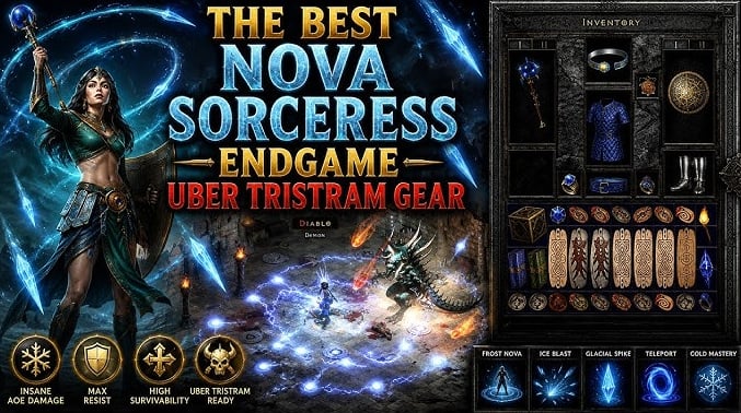 D2R Season 15 Nova Sorceress: Best Early-Ladder Build, Farming Guide & Gear