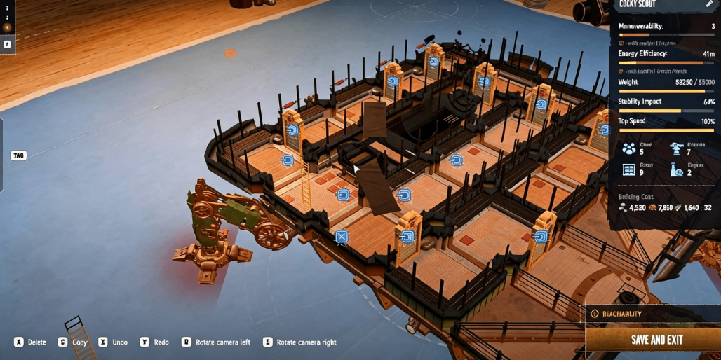 SAND Raiders of Sophie Update 8 trampler build, SAND small crew meta setup, late-game trampler blueprint, SAND four-player crew roles, SAND broadside cannon build, buy SAND: Raiders of Sophie Crown