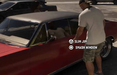 GTA VI car security system featuring vehicle scanners, trackers, slim jims and key cloners for different levels of vehicle theft.