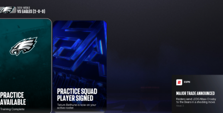 Madden NFL 27 Weekly Hub and Franchise Mode menu