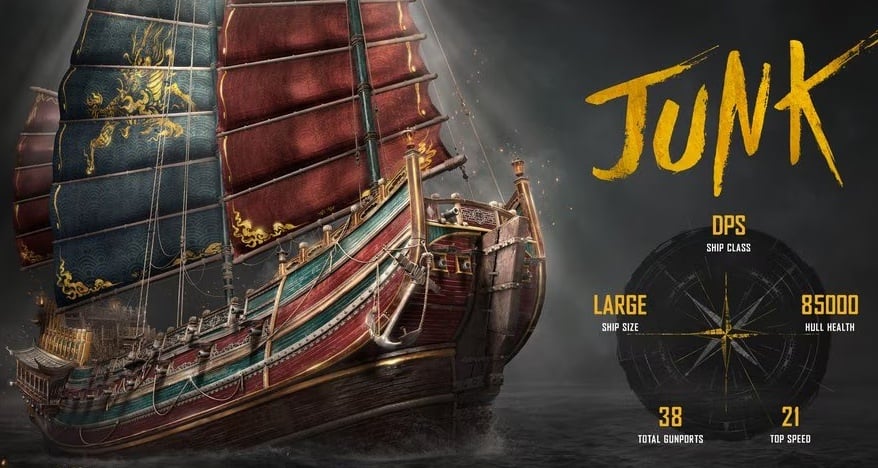 Junk Ship,Abyssal Fleet,Mod Transfer,buy Skull and Bones Silver,cheap Skull and Bones Items