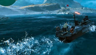 Jet skis and larger boats provide faster transportation across La Ali Grove and can be used for exploration, rotation and combat.