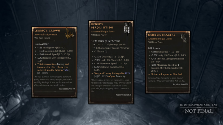 Diablo 4 Items