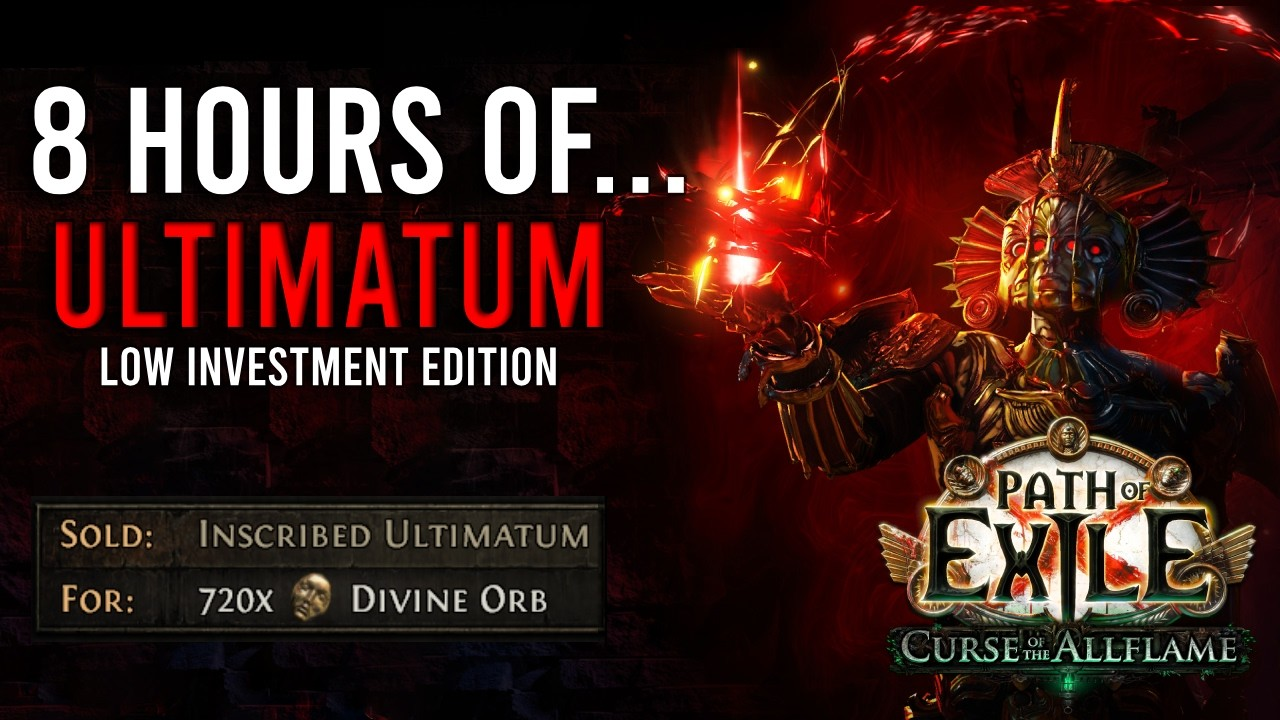 PoE 3.29 Curse of the Allflame: Low-Investment Ultimatum Farming Guide (2026)