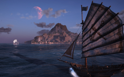 Skull and Bones Junk showing 117,907 Hull Health, 30,855 Base Strength, 1,610 Armor and its recommended skill tree.