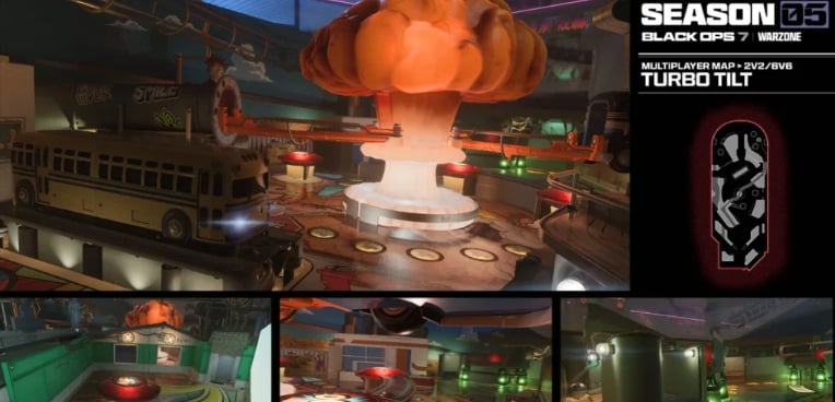 Black Ops 7 Turbo Tilt Map: Inside the Wildest Pinball-Themed Map in Season 05 Reloaded