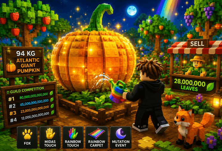 Grow A Garden 2 Pumpkin Patch,Atlantic Giant Pumpkin Seeds,Grow A Garden 2 Giant Pumpkin,Grow A Garden 2 Guild Leaderboard,Grow a Garden 2 Items