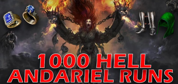 Diablo 2 Resurrected season 15: 1,000 Andariel Runs Starting From NothingIs