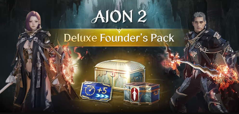 AION 2 Founder's Pack comparison guide,AION 2 Standard Deluxe Ultimate pack differences,AION 2 Founder's Pack price and rewards,AION 2 early access Founder's Pack benefits,AION 2 Ultimate pack exclusive cosmetics,buy Aion 2 Kinah,Aion 2 Kinah