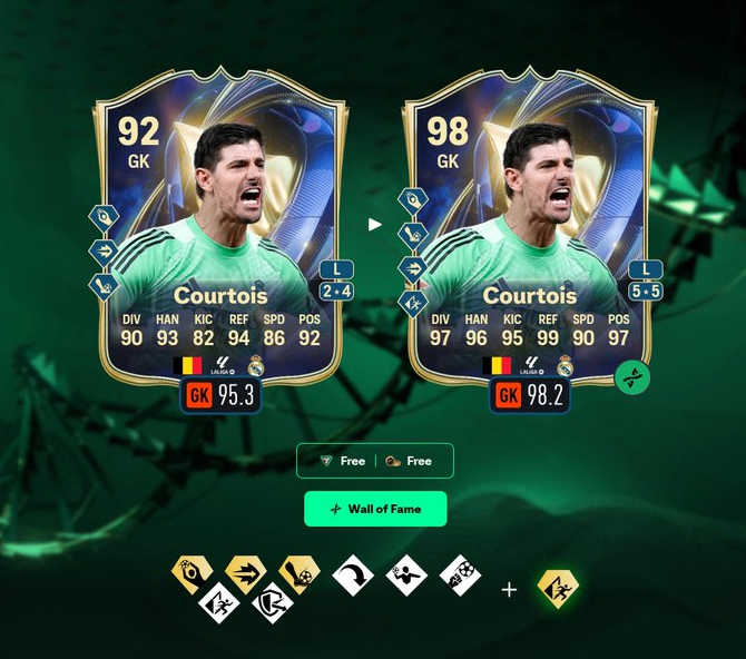 FC 26 Wall of Fame Evolution,FC 26 free goalkeeper evolution,FC 26 best goalkeeper build,Emi Martinez FC 26 evolution,Courtois Donnarumma FC 26 upgraded stats,FC 26 Ultimate Team keeper meta,FC 26 free squad evolution,buy FC 26 Coins,FC 26 Coins